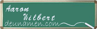 Aaron Wilbert Visitenkarte